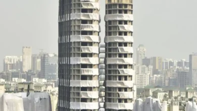 Photo of धमाके के साथ गिरा ट्विन टावर्स