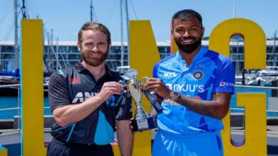 Photo of भारत और न्यूजीलैंड के बीच तीन मैचों की टी-20 सीरीज का दूसरा मुकाबला आज