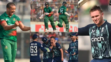 Photo of इंग्‍लैंड ने ढाका में खेले गए दूसरे वनडे में बांग्‍लादेश को 132 रन के विशाल अंतर से दी मात