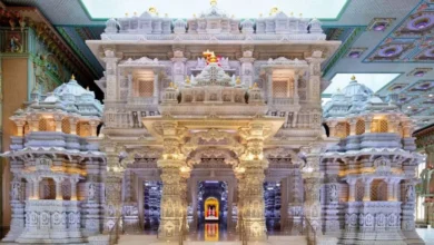 Photo of विश्व का दूसरा सबसे बड़ा हिंदू मंदिर न्यू जर्सी, अमेरिका में बनकर तैयार, 8 अक्टूबर को होगा शुभारंभ