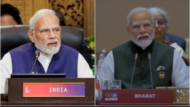 Photo of जी-20 समिट में पीएम मोदी की टेबल पर ‘इंडिया’ की जगह दिखा ‘भारत’,  नाम बदलने के कयास तेज़