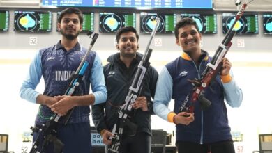 Photo of एशियन गेम्स में भारतीय शूटर्स की पुरुष टीम ने 10 मीटर एयर राइफल में जीता गोल्ड, वर्ल्ड रिकॉर्ड बनाया