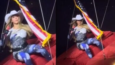 Photo of बीच कॉन्सर्ट में Beyonce की फ्लाइंग कार हुई खराब, सिंगर के चेहरे से उड़ा रंग