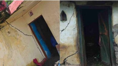 Photo of चमोली :  ल्वाणी गांव में गहरी हो रहीं 50 मकानों में पड़ी दरारें