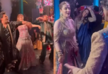 Photo of बहन Nupur के संगीत में Kriti Sanon ने ‘लॉलीपॉप लागेलू’ पर उड़ाया गर्दा